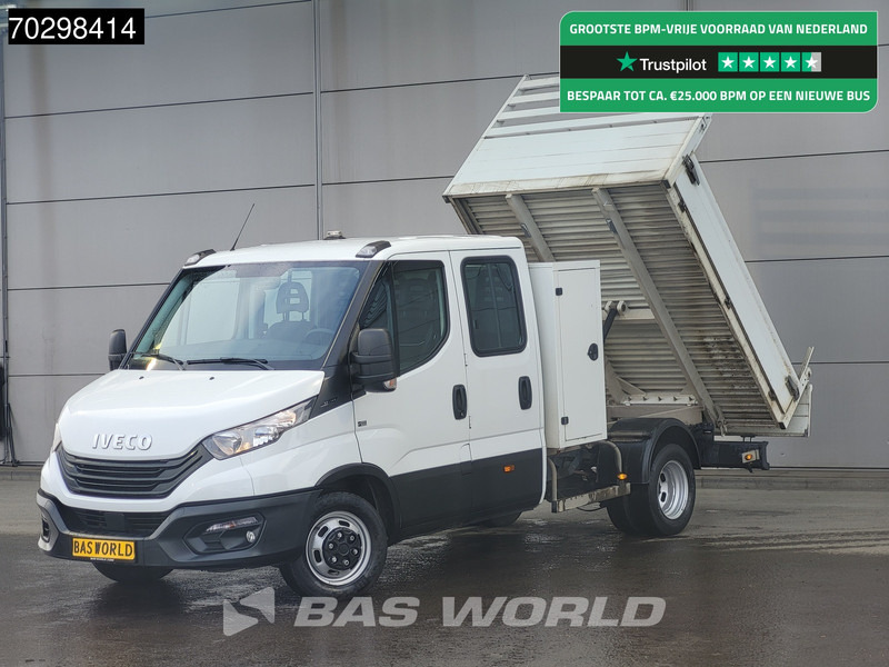 Iveco Daily 35C14 Kipper met Kist Dubbel Cabine 3,5t Trekhaak Dubbellucht Airco Cruise Euro6 Tipper Benne Kieper Airco Trekhaak Cruise contr - Autoutilitară basculantă: Foto 1 Iveco Daily 35C14 Kipper met Kist Dubbel Cabine 3,5t Trekhaak Dubbellucht Airco Cruise Euro6 Tipper Benne Kieper Airco Trekhaak Cruise contr - Autoutilitară basculantă: Foto 1