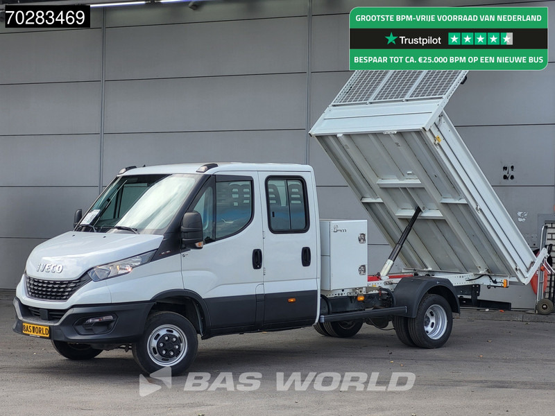 Iveco Daily 35C16 3.0L Kipper met Kist Dubbel Cabine 160PK Dubbellucht 3,5t Trekhaak Navi Airco Cruise Camera Euro6 Kieper Tipper Benne 2m3 - Autoutilitară basculantă: Foto 1 Iveco Daily 35C16 3.0L Kipper met Kist Dubbel Cabine 160PK Dubbellucht 3,5t Trekhaak Navi Airco Cruise Camera Euro6 Kieper Tipper Benne 2m3 - Autoutilitară basculantă: Foto 1