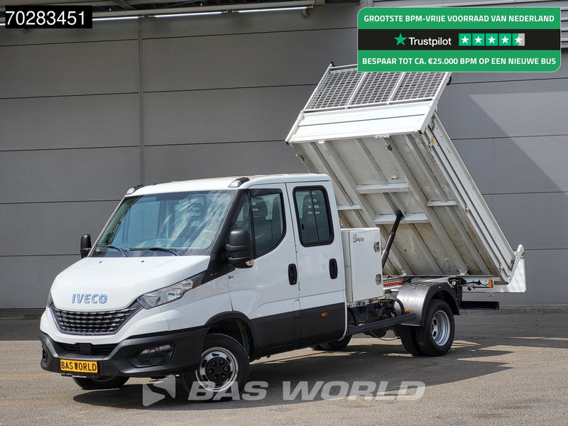 Iveco Daily 35C16 3.0L Kipper met Kist Dubbel Cabine Dubbellucht 3,5t Trekhaak Airco Cruise Euro6 Kieper Tipper Benne Airco Trekhaak Cruise - Autoutilitară basculantă: Foto 1 Iveco Daily 35C16 3.0L Kipper met Kist Dubbel Cabine Dubbellucht 3,5t Trekhaak Airco Cruise Euro6 Kieper Tipper Benne Airco Trekhaak Cruise - Autoutilitară basculantă: Foto 1