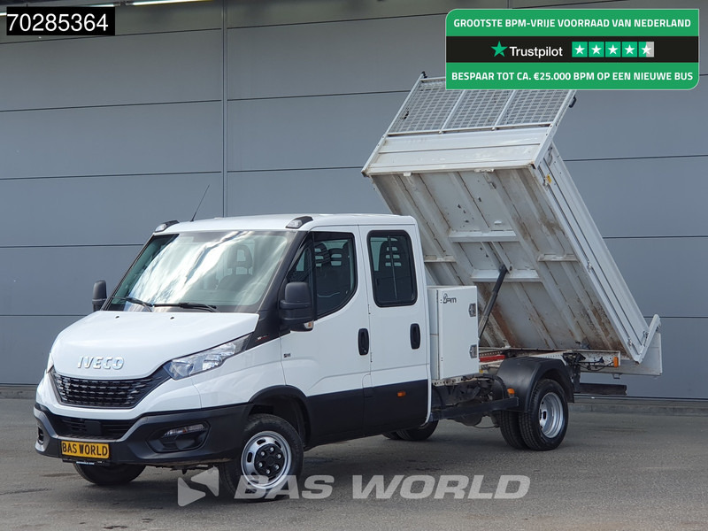 Iveco Daily 35C16 3.0L Open Laadbak met Kist Dubbel Cabine Dubbellucht 3,5t Trekhaak Airco Cruise Euro6 Pritsche Pickup Open Box 2m3 Airco T - Autoutilitară cu platformă: Foto 1 Iveco Daily 35C16 3.0L Open Laadbak met Kist Dubbel Cabine Dubbellucht 3,5t Trekhaak Airco Cruise Euro6 Pritsche Pickup Open Box 2m3 Airco T - Autoutilitară cu platformă: Foto 1