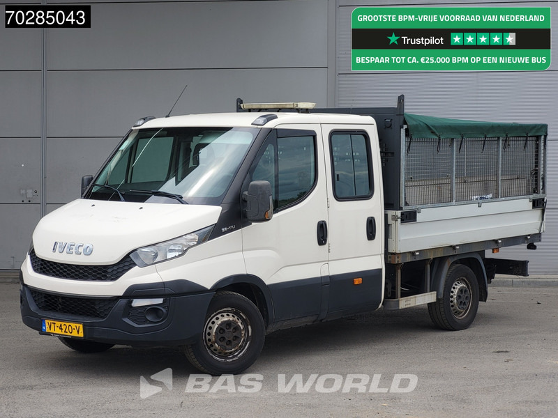 Iveco Daily 35S11 Open Laadbak met Kist Dubbel Cabine 3,5t Trekhaak Airco Pickup Pritsche Open Box Airco Trekhaak - Autoutilitară cu platformă: Foto 1 Iveco Daily 35S11 Open Laadbak met Kist Dubbel Cabine 3,5t Trekhaak Airco Pickup Pritsche Open Box Airco Trekhaak - Autoutilitară cu platformă: Foto 1