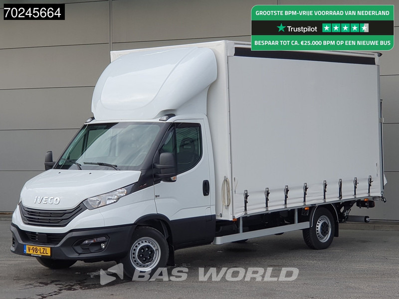 Iveco Daily 35S18 3.0L Laadklep 180PK Schuifzeilen Airco Cruise Bakwagen Euro6 Meubelbak Zeilenwagen Schuifzeil Plane 22m3 Airco Cruise cont - Autoutilitară cu prelată: Foto 1 Iveco Daily 35S18 3.0L Laadklep 180PK Schuifzeilen Airco Cruise Bakwagen Euro6 Meubelbak Zeilenwagen Schuifzeil Plane 22m3 Airco Cruise cont - Autoutilitară cu prelată: Foto 1