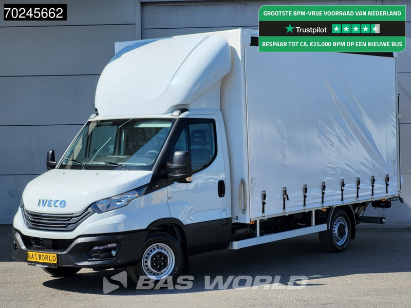 Iveco Daily 35S18 3.0L Laadklep Schuifzeilen Airco Cruise Bakwagen Meubelbak Zeilenwagen Schuifzeil Plane 22m3 Airco Cruise control - Autoutilitară cu prelată: Foto 1 Iveco Daily 35S18 3.0L Laadklep Schuifzeilen Airco Cruise Bakwagen Meubelbak Zeilenwagen Schuifzeil Plane 22m3 Airco Cruise control - Autoutilitară cu prelată: Foto 1