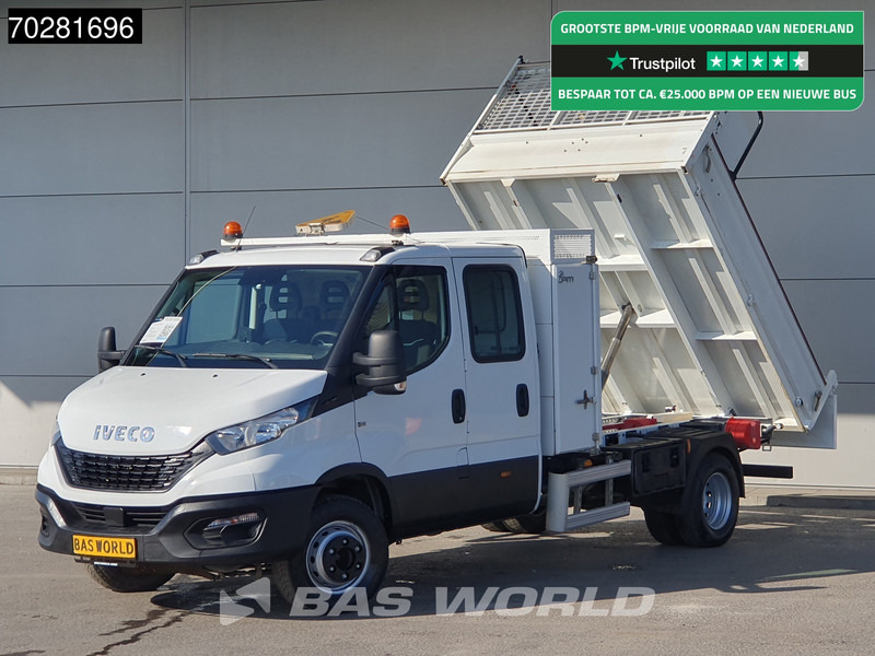Iveco Daily 70C18 3.0L Kipper Dubbel Cabine Dubbellucht 3,5t Trekhaak Airco Cruise Camera Zwaailampen Euro6 Tipper Benne Kieper 2m3 Airco Tr - Autoutilitară basculantă: Foto 1 Iveco Daily 70C18 3.0L Kipper Dubbel Cabine Dubbellucht 3,5t Trekhaak Airco Cruise Camera Zwaailampen Euro6 Tipper Benne Kieper 2m3 Airco Tr - Autoutilitară basculantă: Foto 1