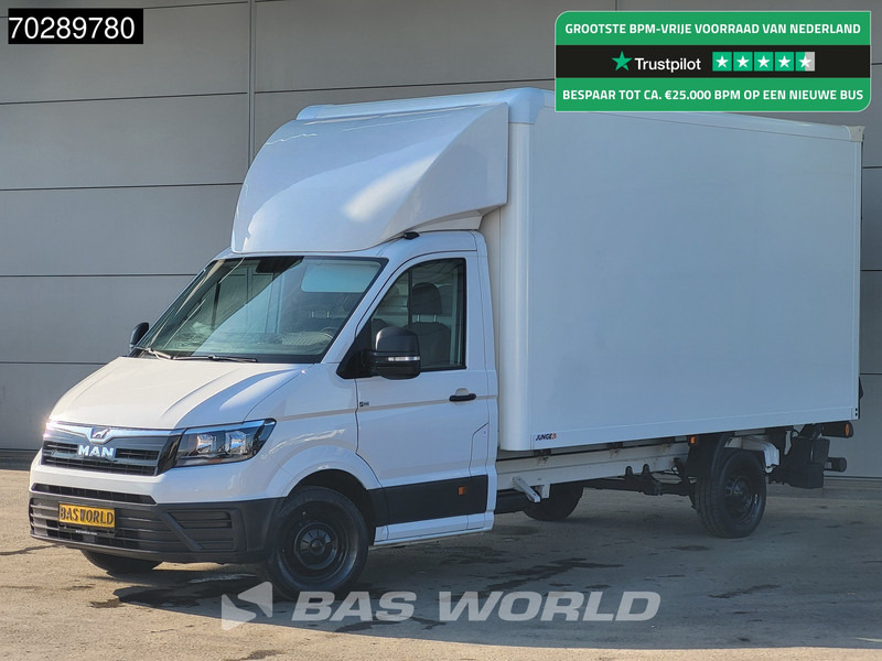 MAN TGE 3.140 Laadklep Automaat Bakwagen Airco Cruise Camera Euro6 Meubelbak Koffer 21m3 Airco - Autoutilitară box: Foto 1 MAN TGE 3.140 Laadklep Automaat Bakwagen Airco Cruise Camera Euro6 Meubelbak Koffer 21m3 Airco - Autoutilitară box: Foto 1