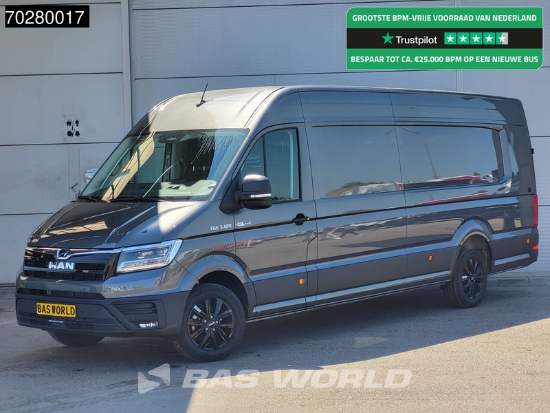 MAN TGE 3.180 4x4 Automaat 2025 Facelift L5H3 ACC LED Navi Airco Camera Parkeersensoren 4WD Allrad L5 Long 17m3 - Dubă: Foto 1 MAN TGE 3.180 4x4 Automaat 2025 Facelift L5H3 ACC LED Navi Airco Camera Parkeersensoren 4WD Allrad L5 Long 17m3 - Dubă: Foto 1
