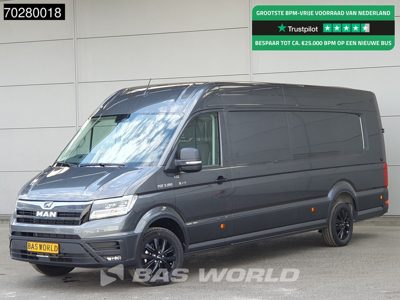 MAN TGE 3.180 4x4 Automaat L5H3 LED ACC Navi Airco Camera Parkeersensoren Euro6 L5 Allrad 4WD 17m3 Airco - Dubă: Foto 1 MAN TGE 3.180 4x4 Automaat L5H3 LED ACC Navi Airco Camera Parkeersensoren Euro6 L5 Allrad 4WD 17m3 Airco - Dubă: Foto 1