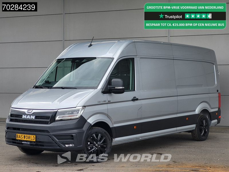 MAN TGE 3.180 Automaat 2025 Facelift L4H3 Trekhaak LED ACC Navi Airco Camera Parkeersensoren Euro6 L3H2 15m3 Airco Trekhaak - Dubă: Foto 1 MAN TGE 3.180 Automaat 2025 Facelift L4H3 Trekhaak LED ACC Navi Airco Camera Parkeersensoren Euro6 L3H2 15m3 Airco Trekhaak - Dubă: Foto 1