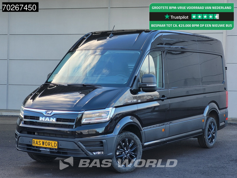 MAN TGE 3.180 Automaat 2025 model Facelift Black Edition L3H3 ACC Trekhaak L2H2 11m3 Airco Trekhaak - Dubă: Foto 1 MAN TGE 3.180 Automaat 2025 model Facelift Black Edition L3H3 ACC Trekhaak L2H2 11m3 Airco Trekhaak - Dubă: Foto 1