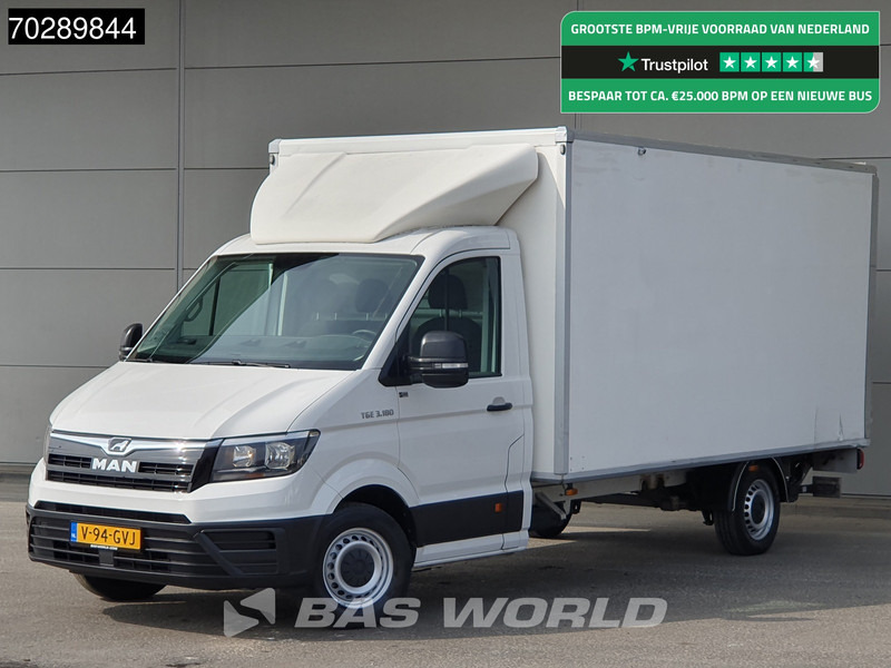 MAN TGE 3.180 D'Hollandia Laadklep Bakwagen Airco Cruise Lat om Lat Euro6 Meubelbak Koffer 19m3 Airco Cruise control - Autoutilitară box: Foto 1 MAN TGE 3.180 D'Hollandia Laadklep Bakwagen Airco Cruise Lat om Lat Euro6 Meubelbak Koffer 19m3 Airco Cruise control - Autoutilitară box: Foto 1