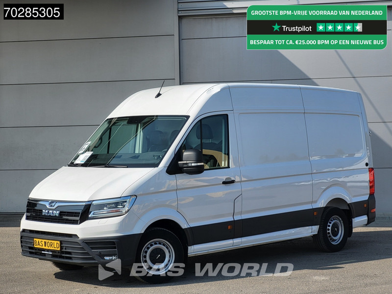 MAN TGE Elektrisch 115km WLTP 36kWh L3H3 Automaat LED Navi Airco Cruise Camera Parkeersensoren L2H2 8m3 Airco Cruise control - Dubă, Autoutilitară electrică: Foto 1 MAN TGE Elektrisch 115km WLTP 36kWh L3H3 Automaat LED Navi Airco Cruise Camera Parkeersensoren L2H2 8m3 Airco Cruise control - Dubă, Autoutilitară electrică: Foto 1