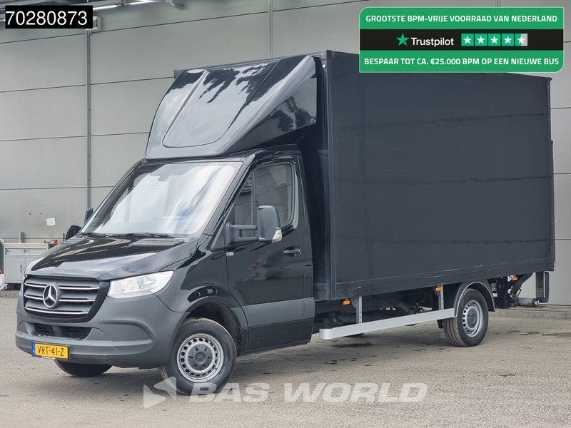 Mercedes-Benz Sprinter 314 CDI Laadklep Automaat Zijdeur Bakwagen Airco Cruise Carplay MBUX Meubelbak Koffer 21m3 Airco Cruise control - Autoutilitară box: Foto 1 Mercedes-Benz Sprinter 314 CDI Laadklep Automaat Zijdeur Bakwagen Airco Cruise Carplay MBUX Meubelbak Koffer 21m3 Airco Cruise control - Autoutilitară box: Foto 1