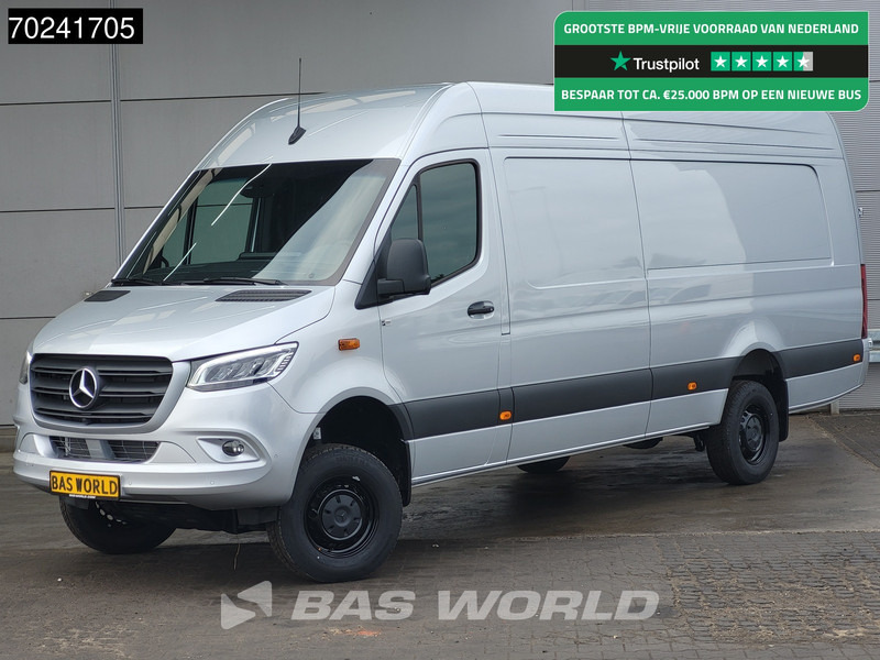 Mercedes-Benz Sprinter 319 CDI Automaat 4x4 190PK L4H2 XXL LED ACC Navi 360Camera 10'' MBUX CarPlay Parkeersensoren Euro6 4wd Allrad L4 Long 15m3 Airco - Dubă: Foto 1 Mercedes-Benz Sprinter 319 CDI Automaat 4x4 190PK L4H2 XXL LED ACC Navi 360Camera 10'' MBUX CarPlay Parkeersensoren Euro6 4wd Allrad L4 Long 15m3 Airco - Dubă: Foto 1