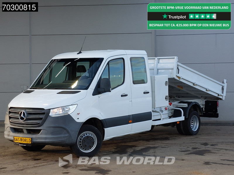 Mercedes-Benz Sprinter 514 CDI Kipper met Kist Dubbel Cabine Dubbellucht 3,5t Trekhaak Airco Cruise Euro6 Tipper Benne Kieper Airco Trekhaak Cruise con - Autoutilitară basculantă: Foto 1 Mercedes-Benz Sprinter 514 CDI Kipper met Kist Dubbel Cabine Dubbellucht 3,5t Trekhaak Airco Cruise Euro6 Tipper Benne Kieper Airco Trekhaak Cruise con - Autoutilitară basculantă: Foto 1