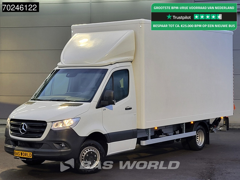 Mercedes-Benz Sprinter 515 CDI Automaat Laadklep Zijdeur Dubbellucht Bakwagen MBUX Airco Cruise MBUX Koffer Meubelbak 21m3 Airco Cruise control - Autoutilitară box: Foto 1 Mercedes-Benz Sprinter 515 CDI Automaat Laadklep Zijdeur Dubbellucht Bakwagen MBUX Airco Cruise MBUX Koffer Meubelbak 21m3 Airco Cruise control - Autoutilitară box: Foto 1