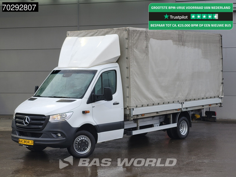 Mercedes-Benz Sprinter 519 CDI 3.0L V6 Automaat 484cm Dubbellucht Huif Bakwagen 190PK Airco Cruise Euro6 Meubelbak Koffer Airco Cruise control - Autoutilitară cu prelată: Foto 1 Mercedes-Benz Sprinter 519 CDI 3.0L V6 Automaat 484cm Dubbellucht Huif Bakwagen 190PK Airco Cruise Euro6 Meubelbak Koffer Airco Cruise control - Autoutilitară cu prelată: Foto 1