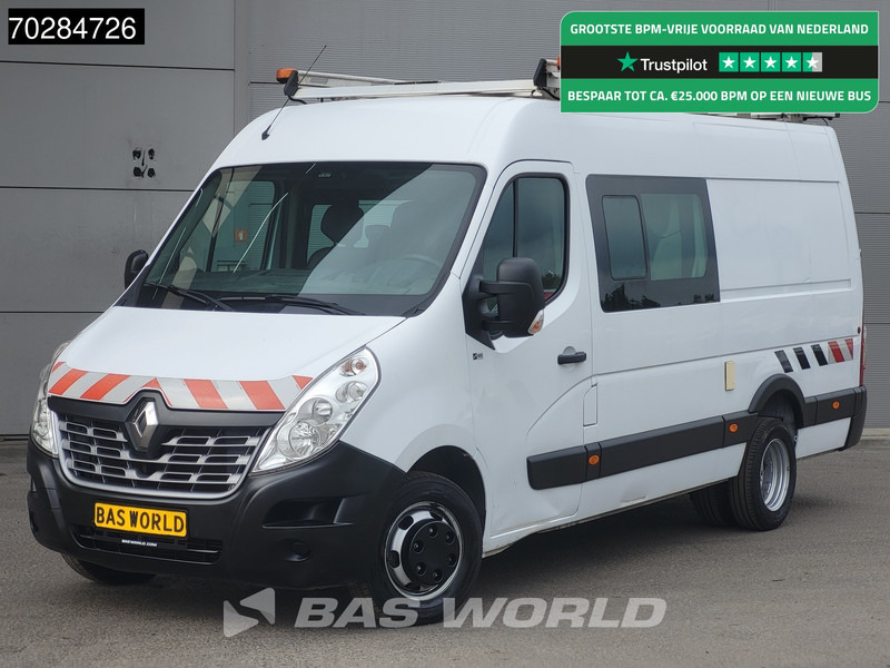Renault Master 130pk Dubbel Cabine Dubbellucht L3H2 3,5t Trekhaak Airco Cruise Imperiaal Werkplaatsinrichting Euro6 DC Doka Mixto 8m3 Airco Trekhaak - Dubă: Foto 1 Renault Master 130pk Dubbel Cabine Dubbellucht L3H2 3,5t Trekhaak Airco Cruise Imperiaal Werkplaatsinrichting Euro6 DC Doka Mixto 8m3 Airco Trekhaak - Dubă: Foto 1