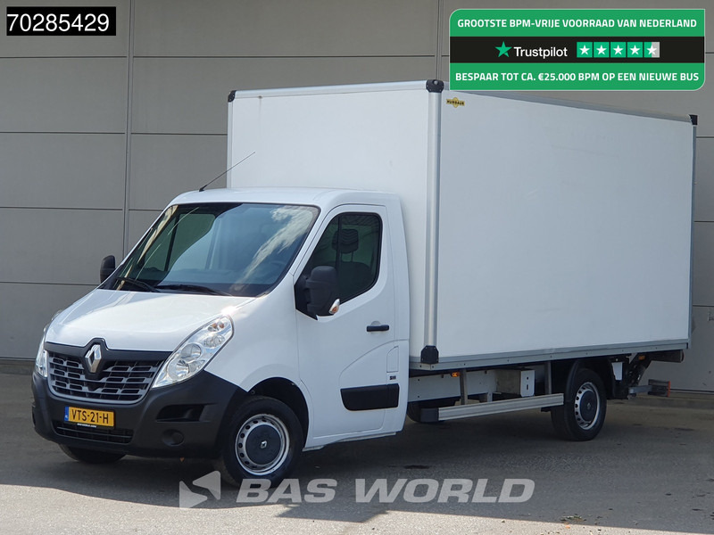 Renault Master 130pk Laadklep Bakwagen Airco Euro6 Meubelbak Koffer 21m3 Airco - Autoutilitară box: Foto 1 Renault Master 130pk Laadklep Bakwagen Airco Euro6 Meubelbak Koffer 21m3 Airco - Autoutilitară box: Foto 1