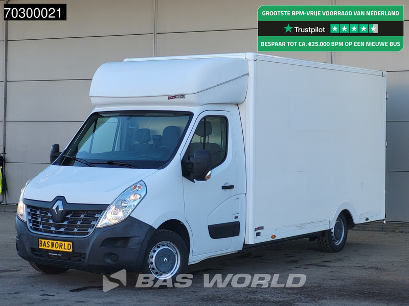 Renault Master 130pk Lowliner 422cm Bakwagen Achterdeuren Airco Cruise Euro6 Verkoopwagen Meubelbak Koffer Airco Cruise control - Autoutilitară box: Foto 1 Renault Master 130pk Lowliner 422cm Bakwagen Achterdeuren Airco Cruise Euro6 Verkoopwagen Meubelbak Koffer Airco Cruise control - Autoutilitară box: Foto 1