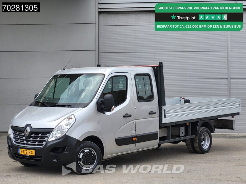 Renault Master 145PK Dubbellucht Open Laadbak Dubbel Cabine 3,5t Trekhaak Navi Airco Cruise Camera Pickup Pritsche Open Box Airco Trekhaak Cruise con - Autoutilitară cu platformă: Foto 1 Renault Master 145PK Dubbellucht Open Laadbak Dubbel Cabine 3,5t Trekhaak Navi Airco Cruise Camera Pickup Pritsche Open Box Airco Trekhaak Cruise con - Autoutilitară cu platformă: Foto 1
