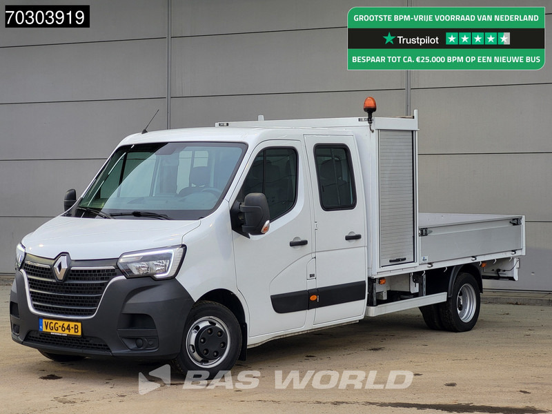 Renault Master 145PK Open Laadbak Dubbel Cabine 3,5t Trekhaak Dubbellucht LED Airco Cruise Standkachel APK 07-2026 Euro6 Pritsche Pickup Open Box Air - Autoutilitară cu platformă: Foto 1 Renault Master 145PK Open Laadbak Dubbel Cabine 3,5t Trekhaak Dubbellucht LED Airco Cruise Standkachel APK 07-2026 Euro6 Pritsche Pickup Open Box Air - Autoutilitară cu platformă: Foto 1