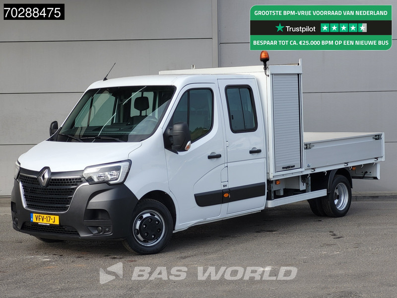 Renault Master 145PK Open Laadbak Dubbellucht 3,5t Trekhaak LED Airco Cruise Standkachel Euro6 Pritsche Pickup Open Box Airco Trekhaak Cruise control - Autoutilitară cu platformă: Foto 1 Renault Master 145PK Open Laadbak Dubbellucht 3,5t Trekhaak LED Airco Cruise Standkachel Euro6 Pritsche Pickup Open Box Airco Trekhaak Cruise control - Autoutilitară cu platformă: Foto 1