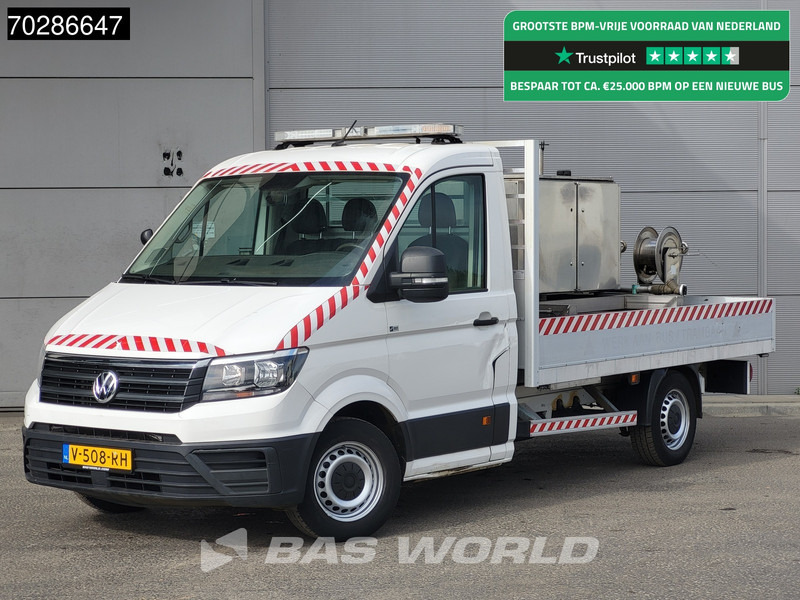 Volkswagen Crafter 177pk Automaat Open Laadbak Reinigingswagen Trekhaak Airco Cruise Euro6 Pritsche Pickup Open Box Hogedrukspuit Waterpomp Airco T - Autoutilitară cu platformă: Foto 1 Volkswagen Crafter 177pk Automaat Open Laadbak Reinigingswagen Trekhaak Airco Cruise Euro6 Pritsche Pickup Open Box Hogedrukspuit Waterpomp Airco T - Autoutilitară cu platformă: Foto 1