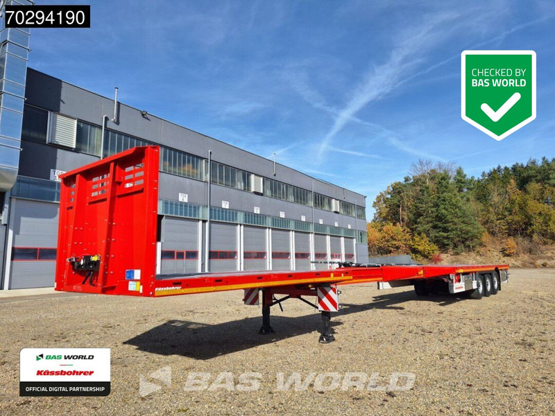 Kässbohrer Extendable (6 900 mm platform extension) 3 axles NEW! 3 axle maxima HD platform - Semiremorcă prelată: Foto 1 Kässbohrer Extendable (6 900 mm platform extension) 3 axles NEW! 3 axle maxima HD platform - Semiremorcă prelată: Foto 1