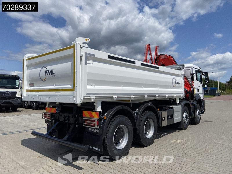 Camion basculantă, Camion cu macara nou MAN TGS 35.440 8X4 NEW! Fassi F275.026 Kran Crane 13m3 3-Sided Tipper Big-Axle Euro 6: Foto 13