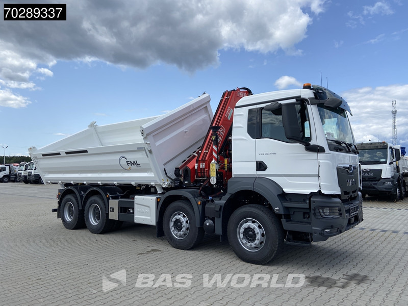Leasing de MAN TGS 35.440 8X4 NEW! Fassi F275.026 Kran Crane 13m3 3-Sided Tipper Big-Axle Euro 6 MAN TGS 35.440 8X4 NEW! Fassi F275.026 Kran Crane 13m3 3-Sided Tipper Big-Axle Euro 6: Foto 19