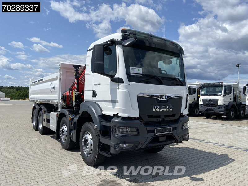 Leasing de MAN TGS 35.440 8X4 NEW! Fassi F275.026 Kran Crane 13m3 3-Sided Tipper Big-Axle Euro 6 MAN TGS 35.440 8X4 NEW! Fassi F275.026 Kran Crane 13m3 3-Sided Tipper Big-Axle Euro 6: Foto 12