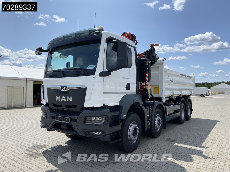 Leasing de MAN TGS 35.440 8X4 NEW! Fassi F275.026 Kran Crane 13m3 3-Sided Tipper Big-Axle Euro 6 MAN TGS 35.440 8X4 NEW! Fassi F275.026 Kran Crane 13m3 3-Sided Tipper Big-Axle Euro 6: Foto 10