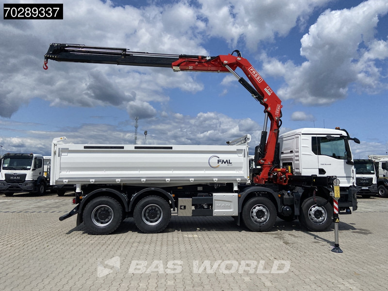 Leasing de MAN TGS 35.440 8X4 NEW! Fassi F275.026 Kran Crane 13m3 3-Sided Tipper Big-Axle Euro 6 MAN TGS 35.440 8X4 NEW! Fassi F275.026 Kran Crane 13m3 3-Sided Tipper Big-Axle Euro 6: Foto 7