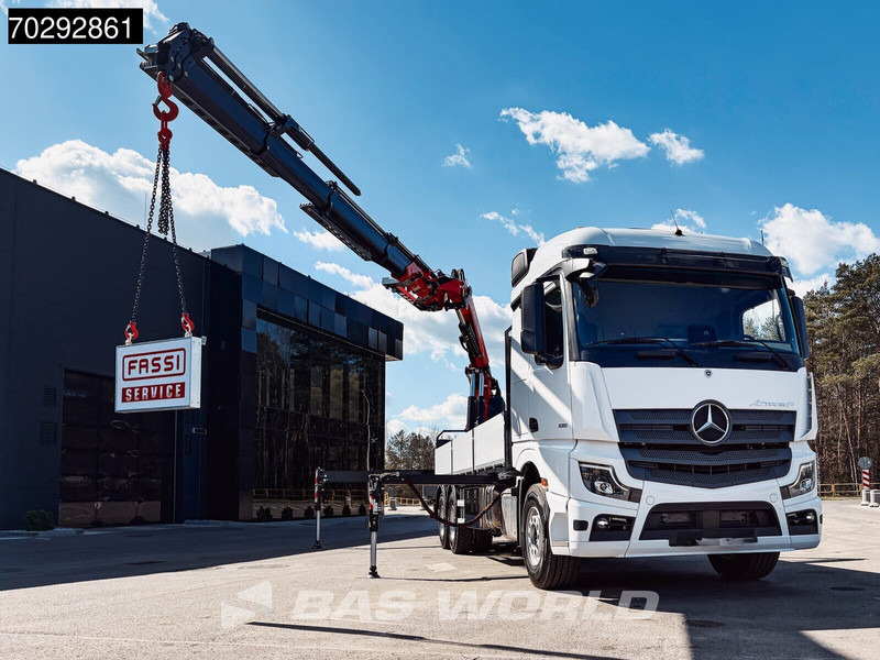 Mercedes-Benz Actros 2651 Actros 6X4 Fassi F486 Led Navi Euro 6 - Camion platformă, Camion cu macara: Foto 3 Mercedes-Benz Actros 2651 Actros 6X4 Fassi F486 Led Navi Euro 6 - Camion platformă, Camion cu macara: Foto 3