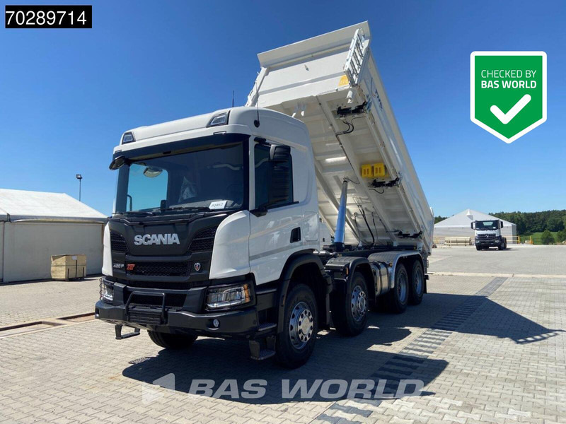 Scania P420 8X4 NEW! 13,5m3 3-way tipper Hardox450 Steel Steelsuspension Euro 6 - Camion basculantă: Foto 1 Scania P420 8X4 NEW! 13,5m3 3-way tipper Hardox450 Steel Steelsuspension Euro 6 - Camion basculantă: Foto 1