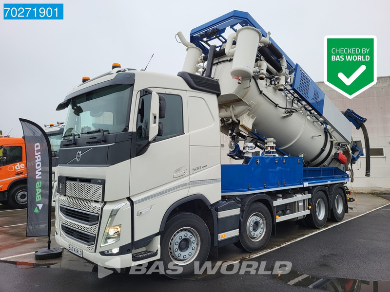 Volvo FH 500 8X4 Vacuum truck Gully Emptier 14.000ltr VEB+ Navi Euro 6 - Maşină pentru vidanjări: Foto 1 Volvo FH 500 8X4 Vacuum truck Gully Emptier 14.000ltr VEB+ Navi Euro 6 - Maşină pentru vidanjări: Foto 1