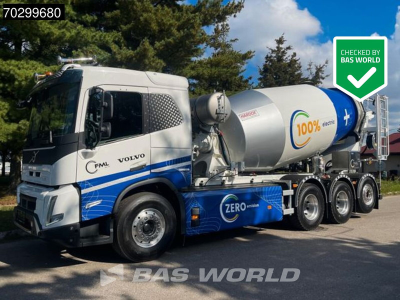 Volvo FMX 670 8X4 100% ELectric 490 kW 10m3 FML Mixer Lift/Steering Axle - Autobetonieră: Foto 1 Volvo FMX 670 8X4 100% ELectric 490 kW 10m3 FML Mixer Lift/Steering Axle - Autobetonieră: Foto 1