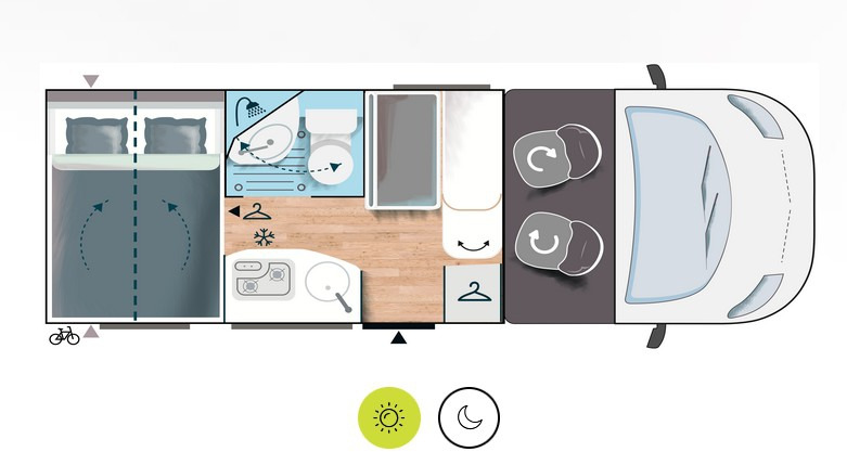 Autorulotă semi-integrată nou Chausson S514 Etape Line: Foto 15 Autorulotă semi-integrată nou Chausson S514 Etape Line: Foto 15