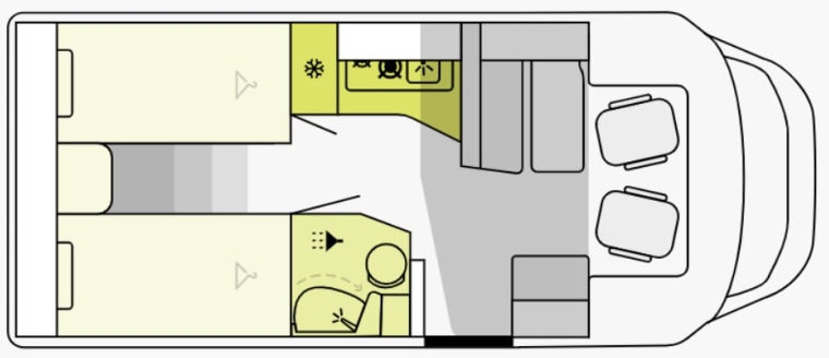 Etrusco T 6.9 SB - Autorulotă semi-integrată: Foto 1 Etrusco T 6.9 SB - Autorulotă semi-integrată: Foto 1