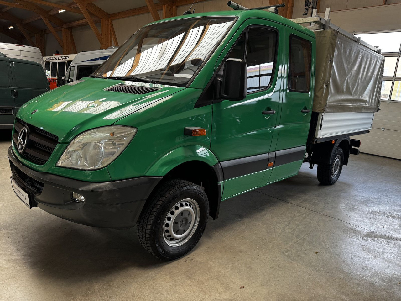 Mercedes-Benz Sprinter 315 CDI Doka 4x4 Allrad Untersetzung - Autoutilitară cu platformă, Autoutilitară cabină dublă: Foto 4 Mercedes-Benz Sprinter 315 CDI Doka 4x4 Allrad Untersetzung - Autoutilitară cu platformă, Autoutilitară cabină dublă: Foto 4