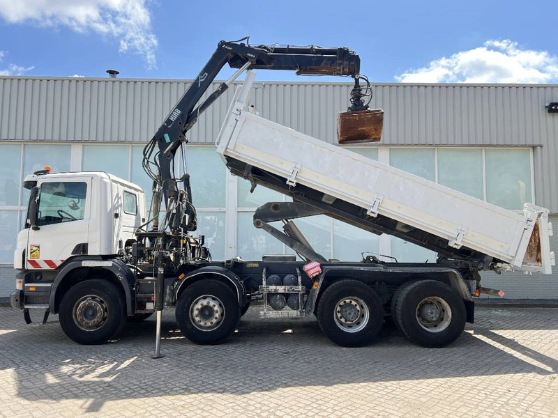 Scania P 400 8X4 KIPPER 2010 + HIAB Crane EURO 5 - Camion basculantă, Camion cu macara: Foto 2 Scania P 400 8X4 KIPPER 2010 + HIAB Crane EURO 5 - Camion basculantă, Camion cu macara: Foto 2