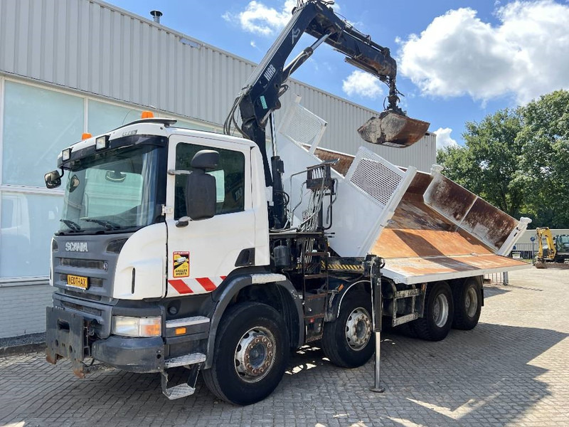 Scania P 400 8X4 KIPPER 2010 + HIAB Crane EURO 5 - Camion basculantă, Camion cu macara: Foto 5 Scania P 400 8X4 KIPPER 2010 + HIAB Crane EURO 5 - Camion basculantă, Camion cu macara: Foto 5
