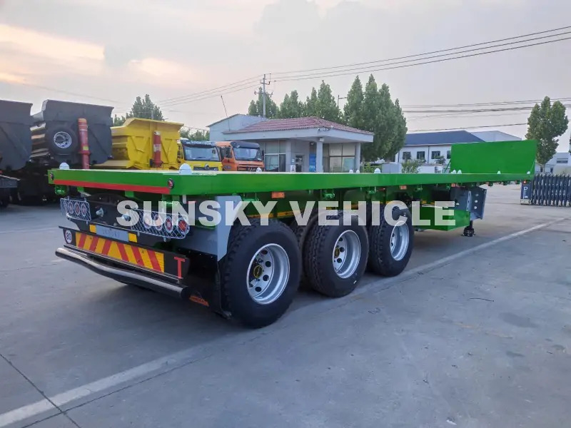 SUNSKY Flat Deck Trailer with henred type axles and suspension - Semiremorcă platformă: Foto 5 SUNSKY Flat Deck Trailer with henred type axles and suspension - Semiremorcă platformă: Foto 5