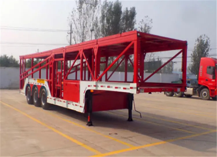 XCMG Official Manufacturer 3 Axles Car Transport Carrier Semi-Trailer for Sale - Semiremorcă transport auto: Foto 5 XCMG Official Manufacturer 3 Axles Car Transport Carrier Semi-Trailer for Sale - Semiremorcă transport auto: Foto 5