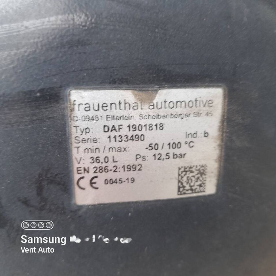 DAF XF 106 1901818 DAF 1901818 truck - Acumulator pentru Camion: Foto 3 DAF XF 106 1901818 DAF 1901818 truck - Acumulator pentru Camion: Foto 3