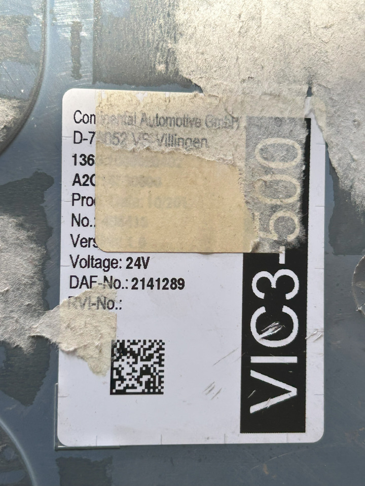 DAF XF 106 480 VIC3-500 - Calculator de bord pentru Camion: Foto 4 DAF XF 106 480 VIC3-500 - Calculator de bord pentru Camion: Foto 4
