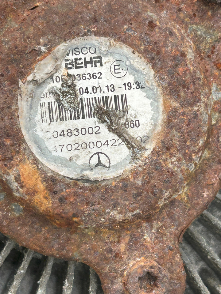 MERCEDES-BENZ VISCOT CLUTCH + FAN ACTROS MP4 - Ventilator pentru Camion: Foto 3 MERCEDES-BENZ VISCOT CLUTCH + FAN ACTROS MP4 - Ventilator pentru Camion: Foto 3