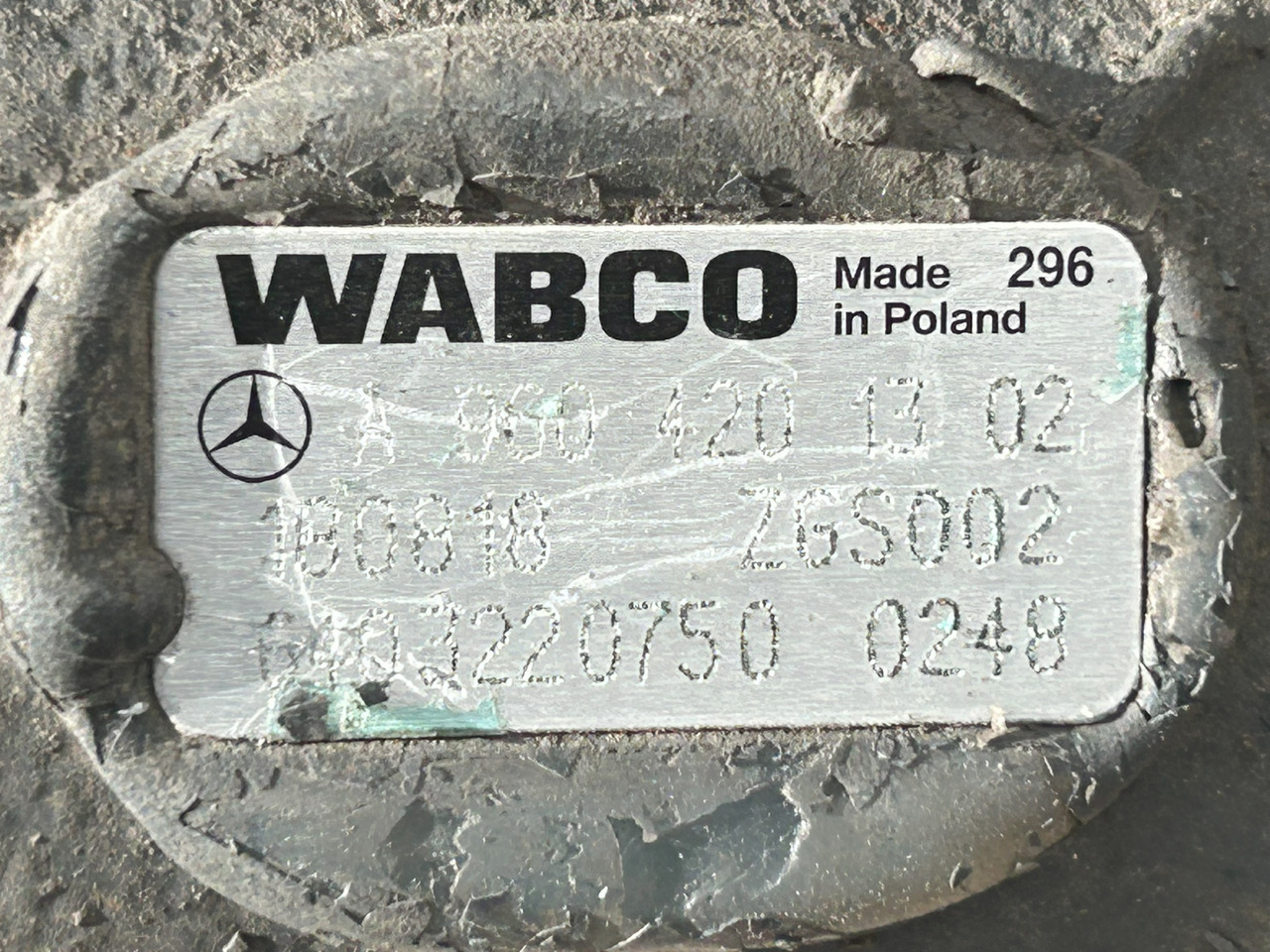 WABCO BRAKE CALIPER REAR LEFT MERCEDES ACTROS MP4 - Etrier de frână: Foto 5 WABCO BRAKE CALIPER REAR LEFT MERCEDES ACTROS MP4 - Etrier de frână: Foto 5