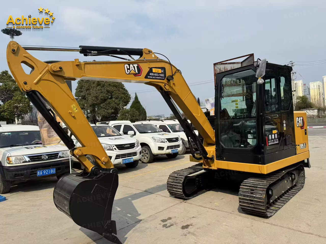 CATERPILLAR CAT® 305.5E2 small Cat C2.4 DI Mini Hydraulic Excavator 0.22 m³ 34.1 kw/rpm 35.0 kN 【ACHIEVE】 TOP CONDITION!!! - Mini excavator: Foto 3 CATERPILLAR CAT® 305.5E2 small Cat C2.4 DI Mini Hydraulic Excavator 0.22 m³ 34.1 kw/rpm 35.0 kN 【ACHIEVE】 TOP CONDITION!!! - Mini excavator: Foto 3