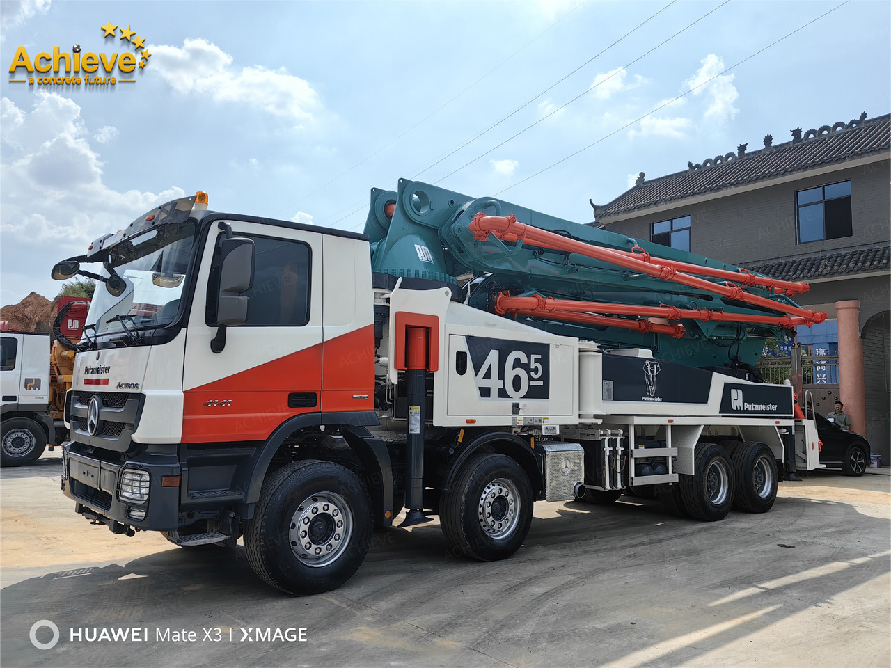 Putzmeister Compact Truck-Mounted Concrete Pump M46-5 【ACHIEVE】TOP CONDITION!!! - Autopompă de beton: Foto 2 Putzmeister Compact Truck-Mounted Concrete Pump M46-5 【ACHIEVE】TOP CONDITION!!! - Autopompă de beton: Foto 2